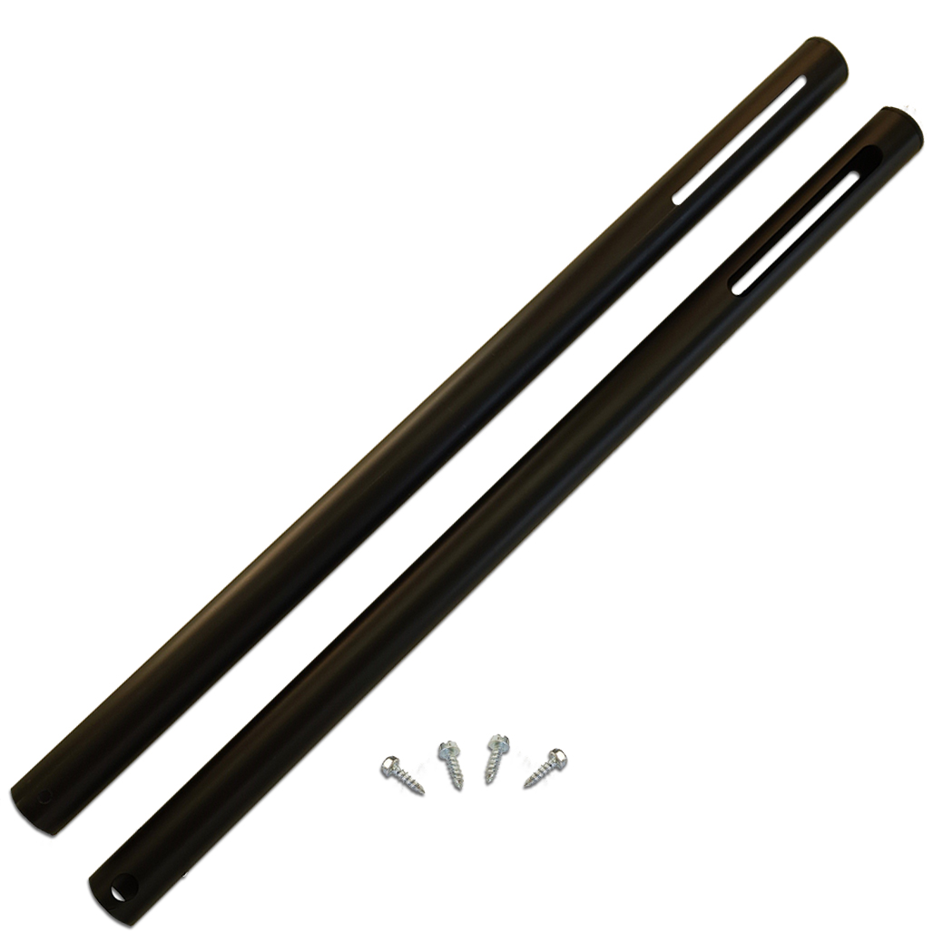 GenTent frame post adapter kit mounted to generator frame for clamp installation