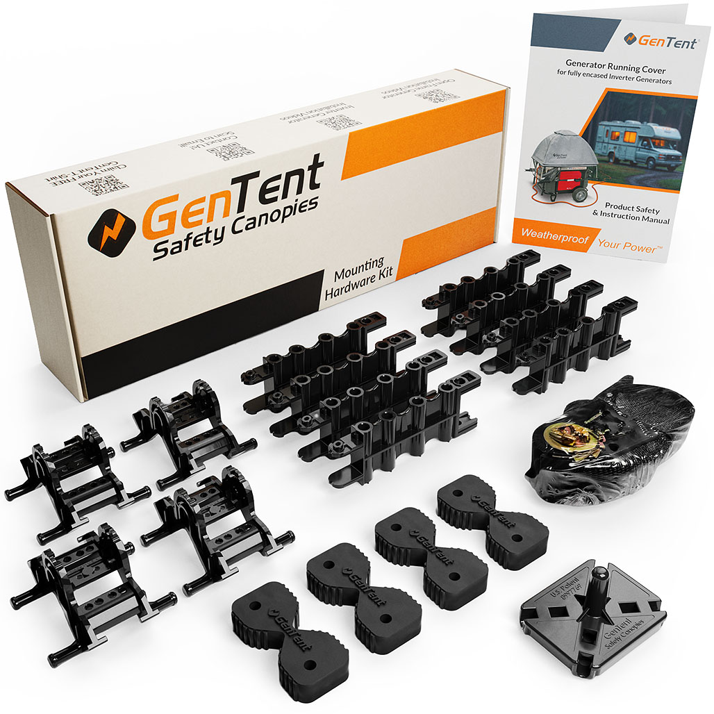 GenTent Inverter Mounting Hardware Kit for fully encased inverter generators