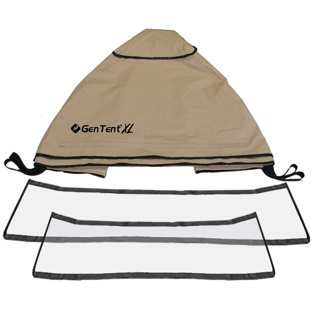 GenTent XL replacement canopy and apron kit for large generator running covers