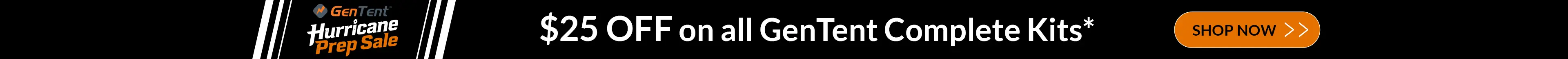 GenTent Hurricane Prep Sale save on portable generator running covers before the storm