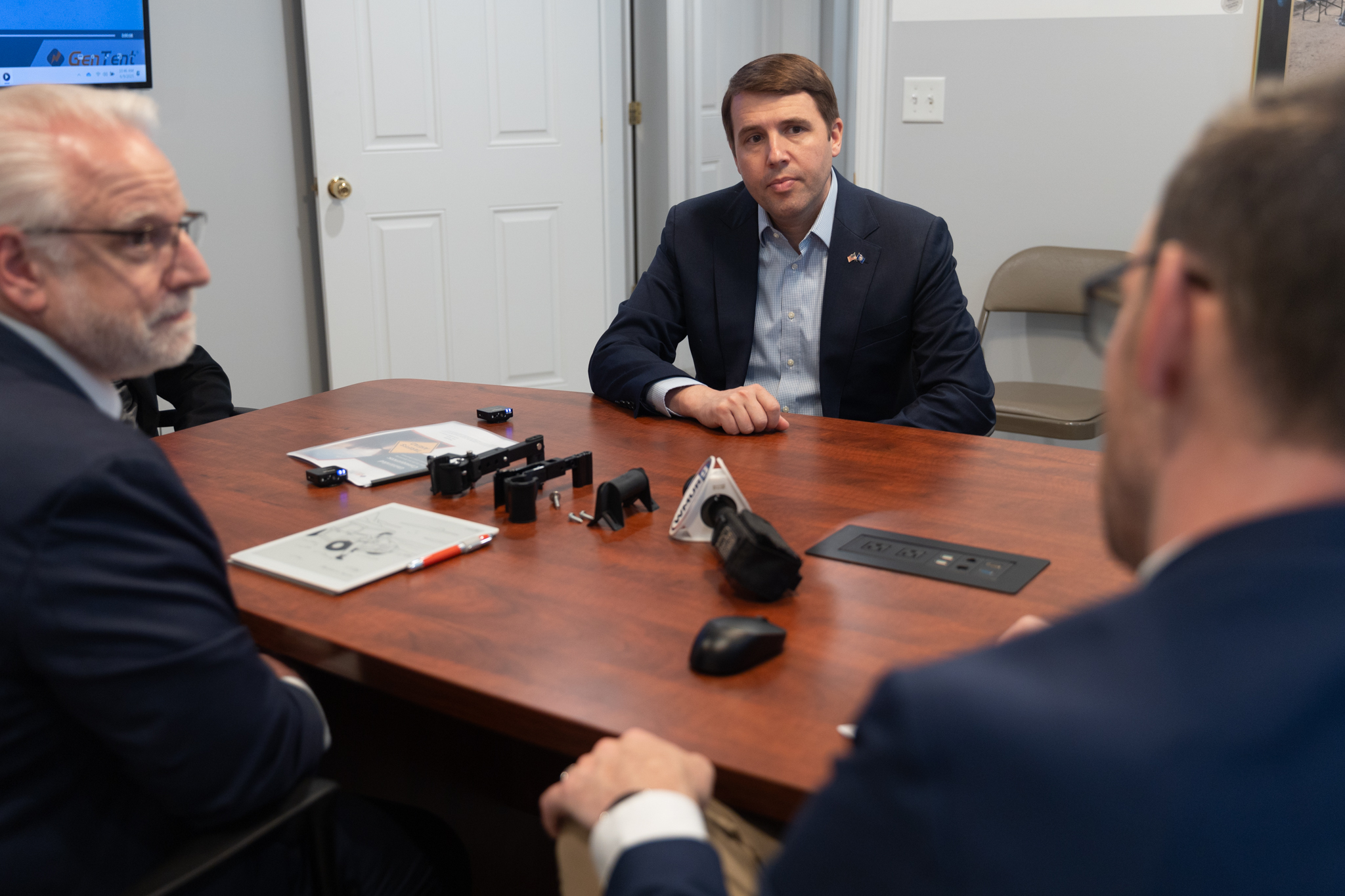 Congressman Pappas visiting GenTent facility