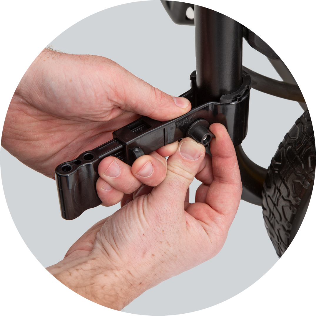 GenTent legacy injection molded clamp system